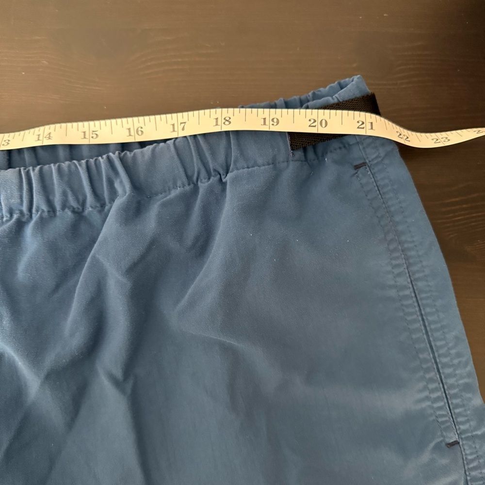 Patagonia Nylon Shorts 10'' Mens Sz XL Blue Belted Outdoor Hiking Camping - Picture 12 of 14